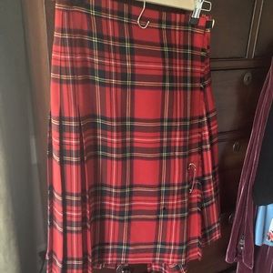 Lands End authentic wool kilt.